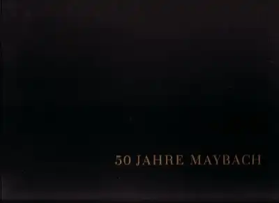 Maybach 50 Jahre 1909-1959