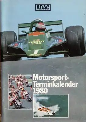 Motorsport-Terminkalender des ADAC 1980