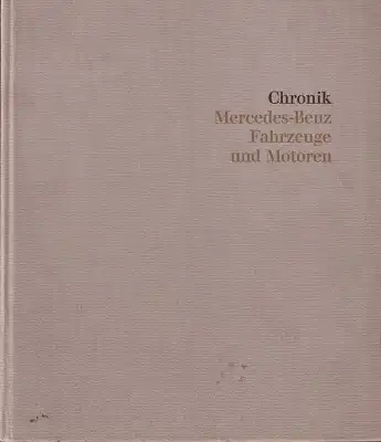 Mercedes-Benz Chronik der Fahrzeuge u. Motoren 1966