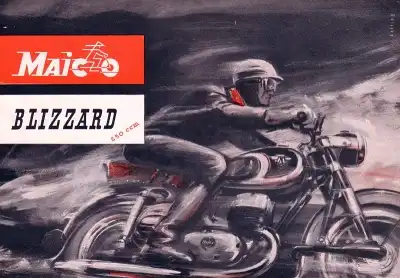 Maico Blizzard 250 ccm Prospekt 1956