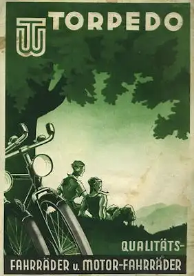 Torpedo Fahrrad und Motorrad Prospekt 1937