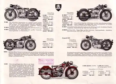 Triumph Programm 1937