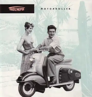 Triumph Motorroller Prospekt 1956