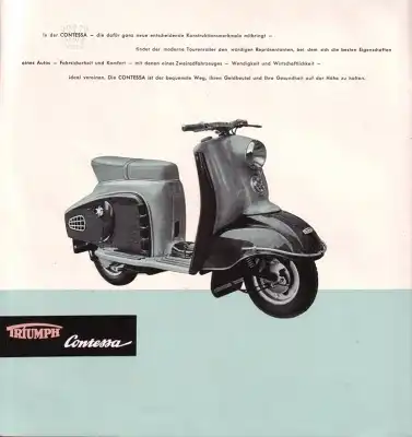 Triumph Motorroller Prospekt 1956