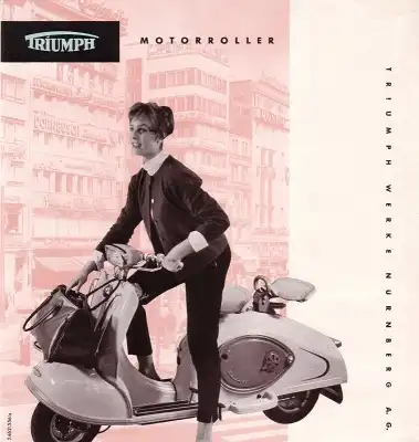 Triumph Motorroller Prospekt 1956