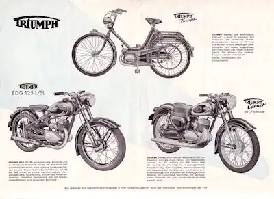 Triumph Programm 1954