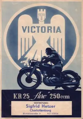 Victoria KR 25 Aero 250ccm Prospekt 7.1949