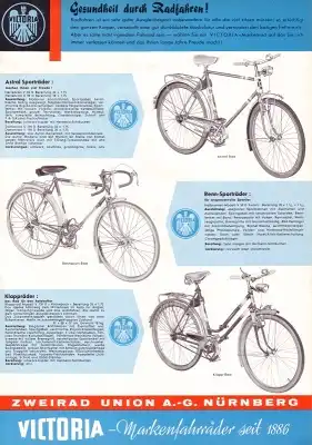 Victoria Fahrrad Programm 1963
