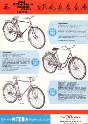 Victoria Fahrrad Programm 1963