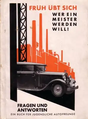 Adler Broschüre 1930er Jahre