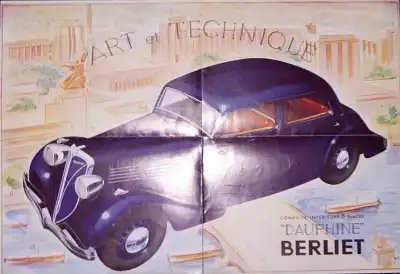 Berliet Dauphine Prospekt 1937