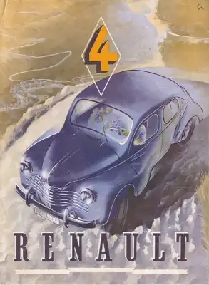 Renault 4 CV Prospekt ca. 1949