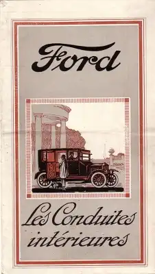 Ford T Prospekt 1920er Jahre