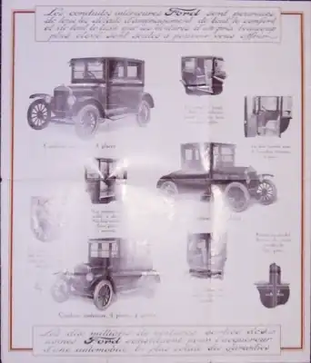 Ford T Prospekt 1920er Jahre