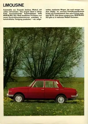 Wartburg 353 Prospekt 1969
