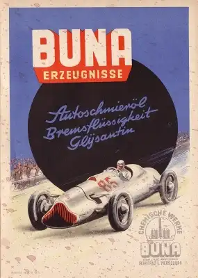 Buna Erzeugnisse, Öle u.a. Prospekt 1951