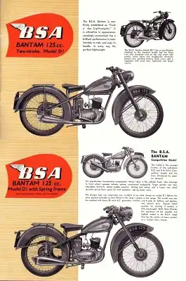 BSA Programm 1951