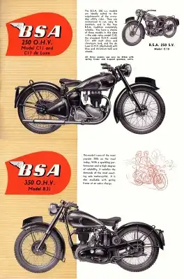 BSA Programm 1951