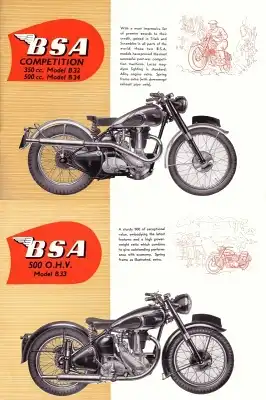 BSA Programm 1951