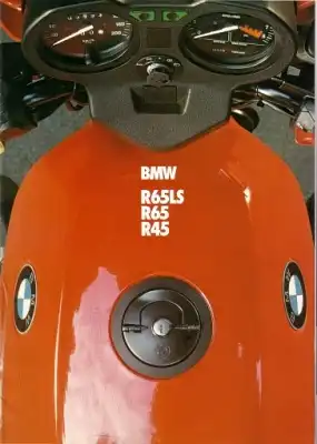 BMW R 65LS, R 65 und R 45 Prospekt 1983