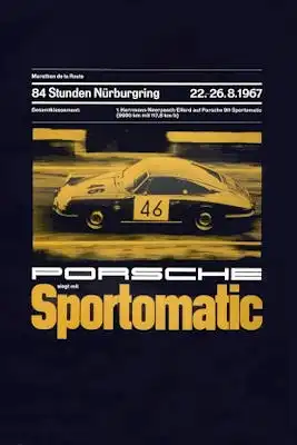 Porsche 911 Sportomatic Prospekt 8.1967