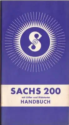 Sachs 200 Bedienungsanleitung 10.1955