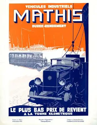 Mathis Lkw Programm 1932