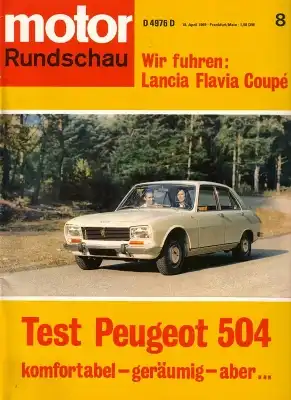 Motor Rundschau 1969 Heft 8