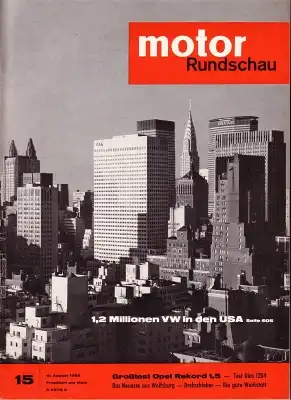 Motor Rundschau 1963 Heft 15