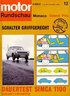 Motor Rundschau 1969 Heft 12