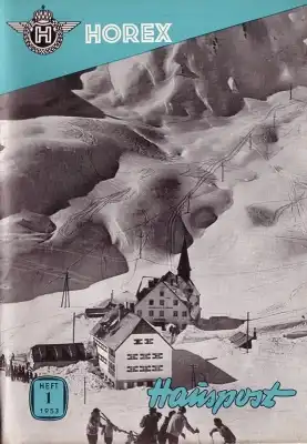 Horex Hauspost 1953 Heft 1