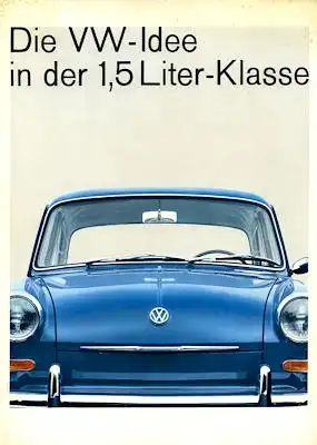 VW 1500 Prospekt 8.1964