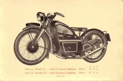 Douglas 150 ccm Prospekt 1934