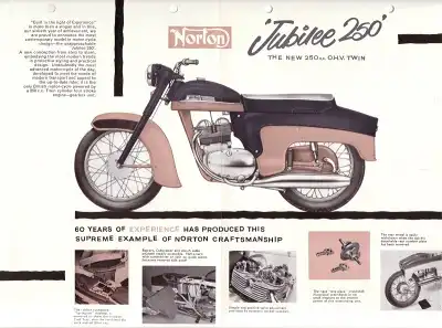 Norton Jubilee 250 Prospekt 1959