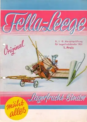 Fella Lagerfruchtbinder Prospekt 1937