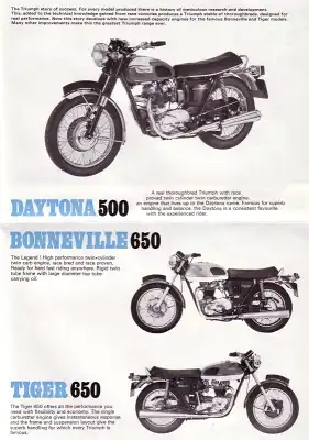 Triumph Programm 1973