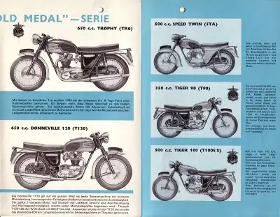 Triumph Programm 1964