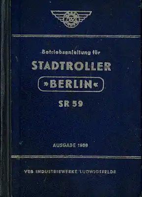 IWL Stadtroller Berlin SR 59 Bedienungsanleitung 1959