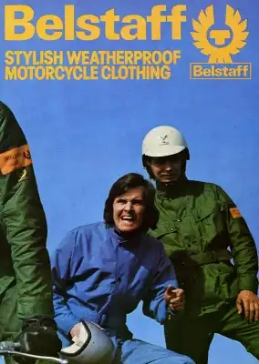 Belstaff Motorrad-Bekleidung Prospekt ca. 1974