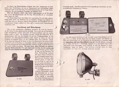 Frankonia Licht Beschreibung 1920er Jahre