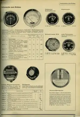 Kuster Autoteile Katalog 1940
