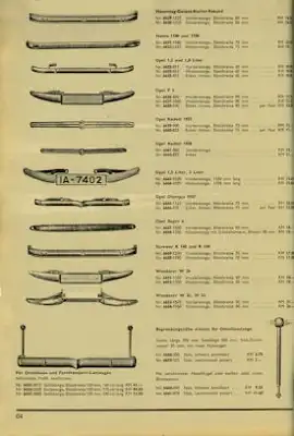 Kuster Autoteile Katalog 1940