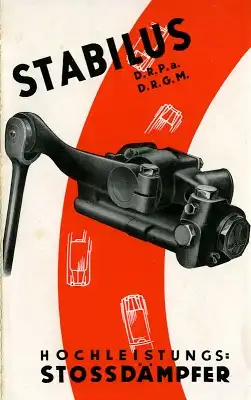 Stabilus Stossdämpfer Prospekt 1930er Jahre