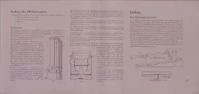 Zeuch Generator Prospekt ca. 1940