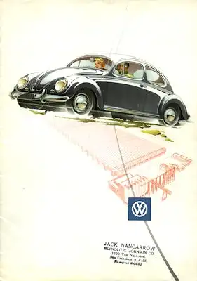 VW Käfer Prospekt 1954 US