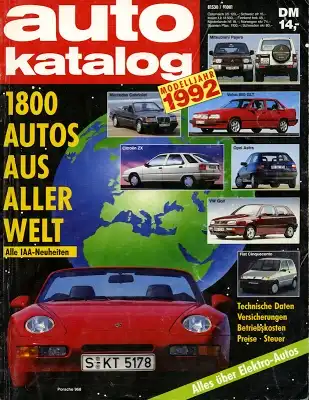 Auto Katalog 1992 Nr.35