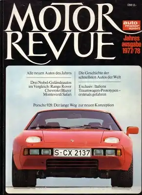 Motor Revue Jahresausgabe 1977/78