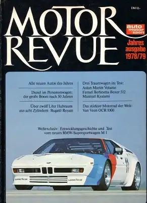Motor Revue Jahresausgabe 1978/79