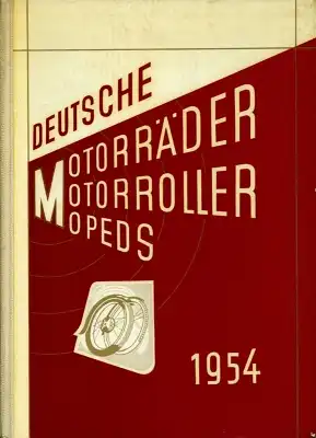 Deutsche Motorräder, -roller und Mopeds 1954