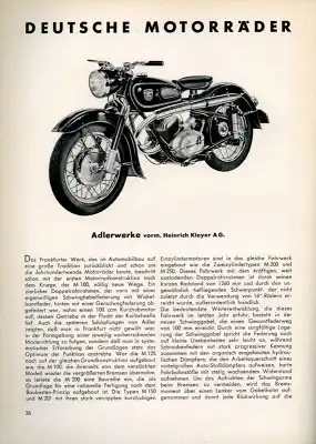 Deutsche Motorräder, -roller und Mopeds 1954